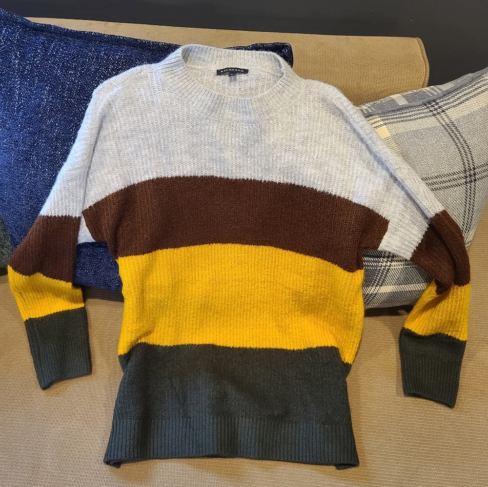 Color block sweater